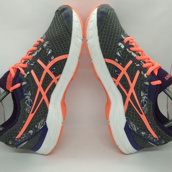 Asics Gel Excite 4 Running Shoes Sneakers Women's Size 10 Grey, Pink, Purple - Picture 5 of 8